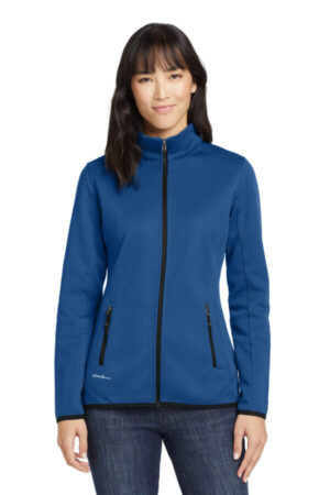 COBALT BLUE EB243 eddie bauer women's dash full-zip fleece jacket