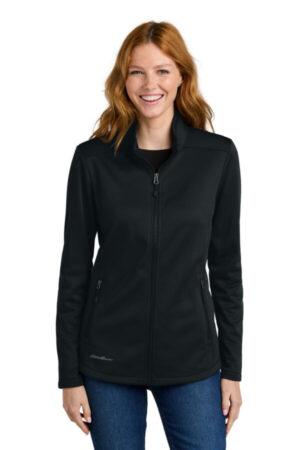 EB2470 eddie bauer women's smooth mid layer fleece full-zip