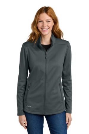 EB2470 eddie bauer women's smooth mid layer fleece full-zip