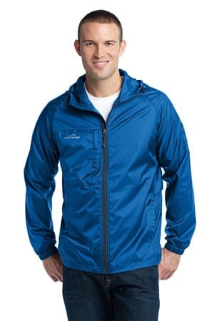 BRILLIANT BLUE EB500 eddie bauer-packable wind jacket