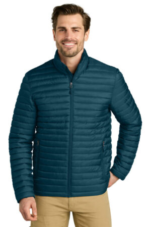 ADRIATIC BLUE EB514 eddie bauer packable quilted full-zip