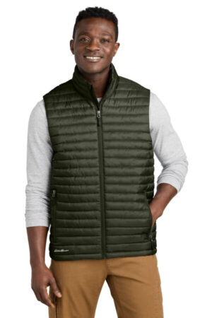 OLIVE GREEN EB516 eddie bauer packable quilted vest