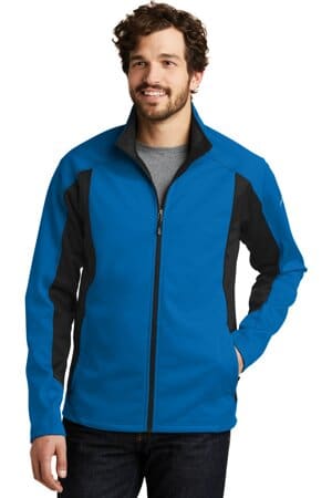 EXPEDITION BLUE/ BLACK EB542 eddie bauer trail soft shell jacket