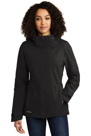 BLACK EB555 eddie bauer ladies weatheredge plus insulated jacket