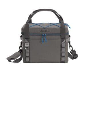 METAL GREY/ EXPEDITION BLUE EB800 eddie bauer max cool 24-can cooler