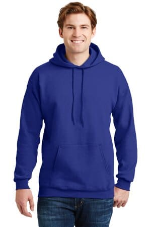 DEEP ROYAL F170 hanes ultimate cotton-pullover hooded sweatshirt