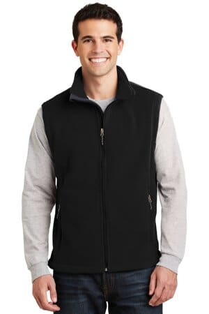 BLACK F219 port authority value fleece vest