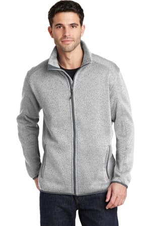 F232 port authority sweater fleece jacket