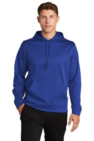 TRUE ROYAL F244 sport-tek sport-wick fleece hooded pullover