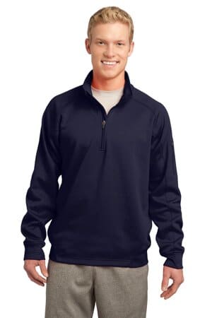TRUE NAVY F247 sport-tek tech fleece 1/4-zip pullover
