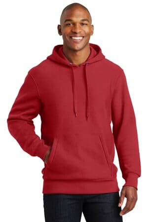 RED F281 sport-tek super heavyweight pullover hooded sweatshirt