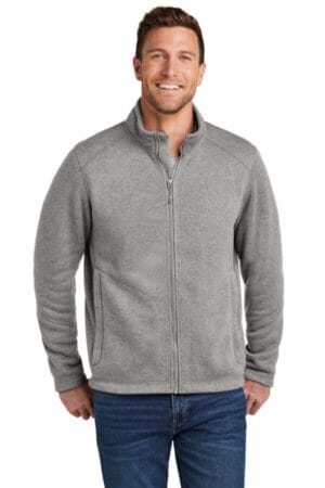 F428 port authority arc sweater fleece jacket