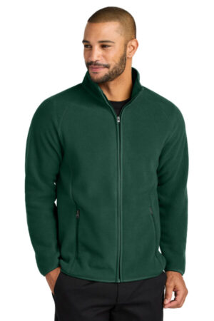 DARK GREEN F700 port authority c-free raglan fleece