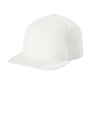 WHITE FF110F flexfit 110 snapback cap