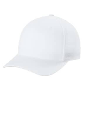 WHITE FF110M flexfit 110 mesh cap