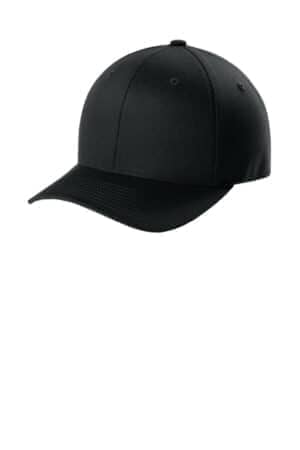 BLACK FF5001 flexfit v-flexfit cotton twill cap