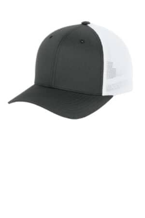 CHARCOAL/ WHITE FF6511 flexfit trucker mesh cap