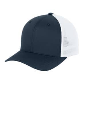 NAVY/ WHITE NAVY/ WHITE FF6511 flexfit trucker mesh cap