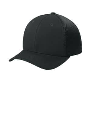 BLACK FF6533 flexfit ultrafiber airmesh cap