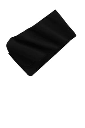 BLACK FS03 port authority extra long fleece scarf