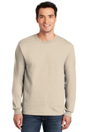NATURAL G2400 gildan-ultra cotton 100% us cotton long sleeve t-shirt