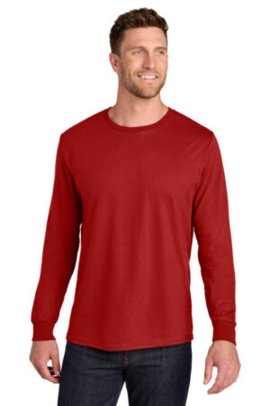 TRUE RED IC46L jerzees ultimate unisex ring spun long sleeve t-shirt