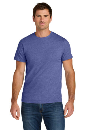 RETRO HEATHER PURPLE IC46M jerzees ultimate unisex ring spun t-shirt