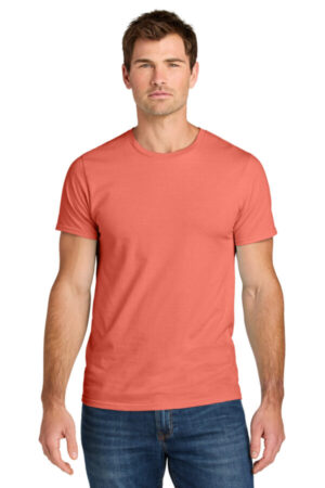 SUNSET CORAL IC46M jerzees ultimate unisex ring spun t-shirt