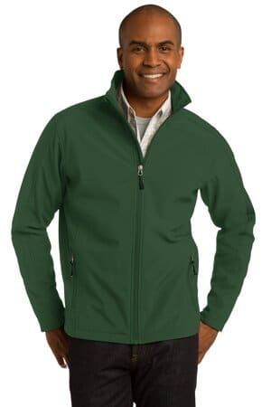 FOREST GREEN J317 port authority core soft shell jacket