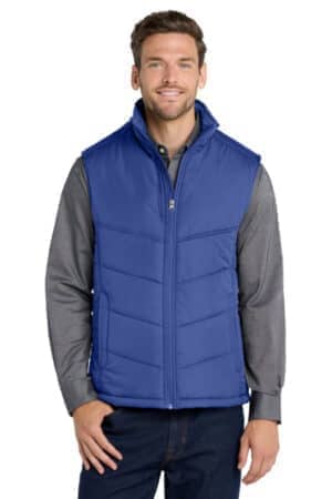 MEDITERRANEAN BLUE J709 port authority puffy vest