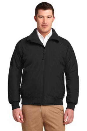 TRUE BLACK/ TRUE BLACK J754 port authority challenger jacket