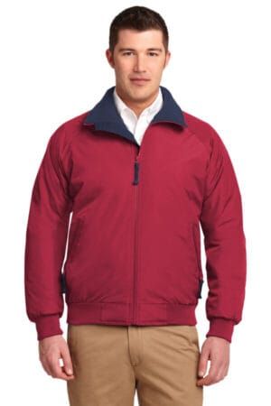 TRUE RED/ TRUE NAVY J754 port authority challenger jacket