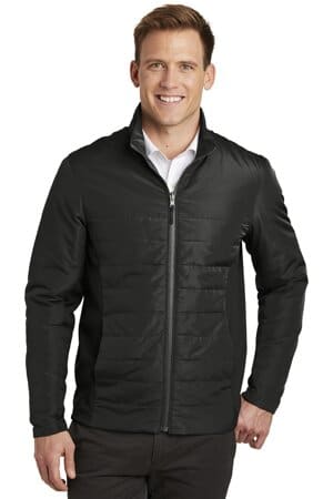 DEEP BLACK J902 port authority collective insulated jacket