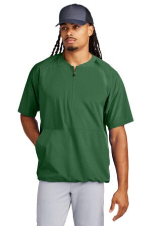 FOREST GREEN JST489 sport-tek repeat 1/2-zip short sleeve jacket