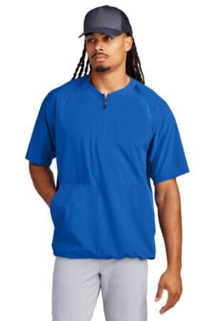 TRUE ROYAL JST489 sport-tek repeat 1/2-zip short sleeve jacket