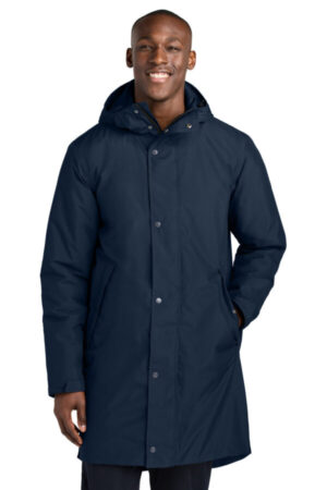 TRUE NAVY JST55 sport-tek waterproof insulated sideline parka