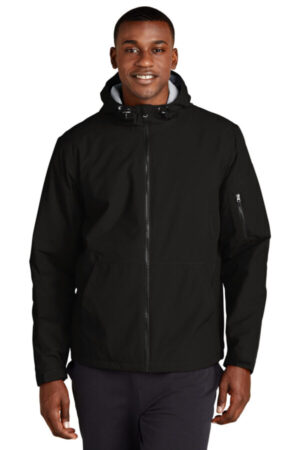 BLACK JST56 sport-tek waterproof insulated jacket