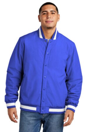 TRUE ROYAL JST58 sport-tek insulated varsity jacket