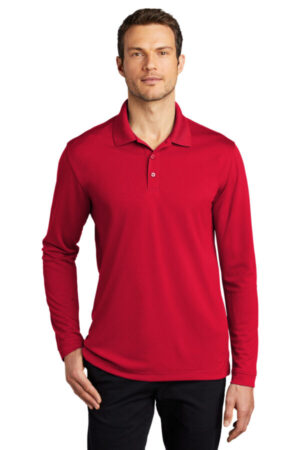 RICH RED K110LS port authority dry zone uv micro-mesh long sleeve polo