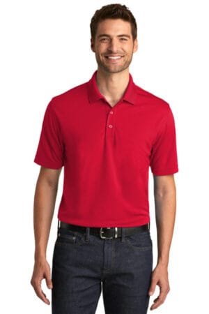 RICH RED K110 port authority dry zone uv micro-mesh polo