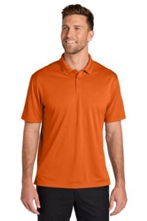 FIELD ORANGE FIELD ORANGE K240 port authority wearever performance pique polo
