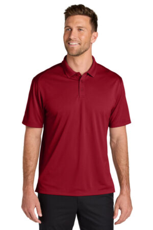 RICH RED K240 port authority wearever performance pique polo