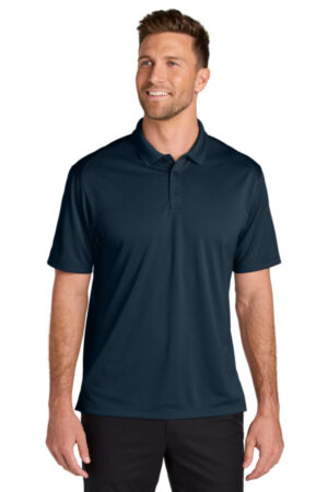 RIVER BLUE NAVY K240 port authority wearever performance pique polo
