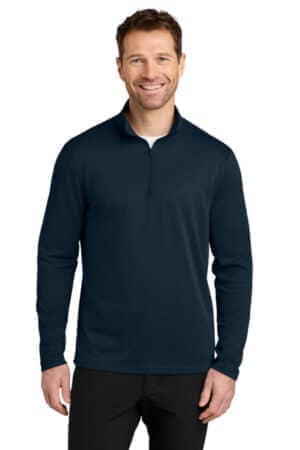 RIVER BLUE NAVY RIVER BLUE NAVY K241 port authority wearever performance pique 1/4-zip
