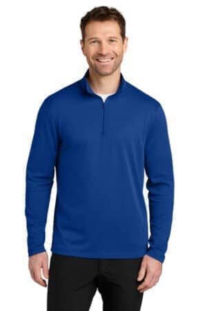 TRUE ROYAL TRUE ROYAL K241 port authority wearever performance pique 1/4-zip