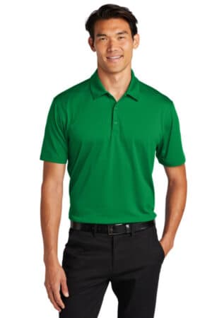 SPRING GREEN K398 port authority performance staff polo