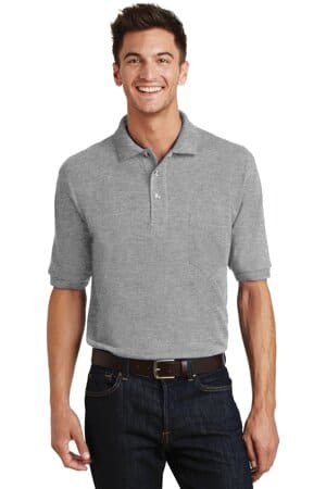 OXFORD K420P port authority heavyweight cotton pique polo with pocket