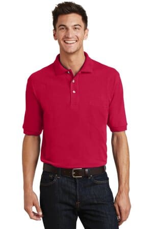 TLK420 Port Authority Tall Pique Knit Polo
