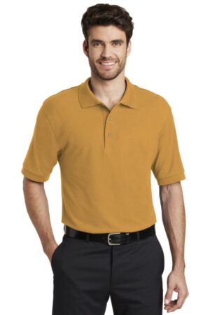 GOLD K500 port authority silk touch polo