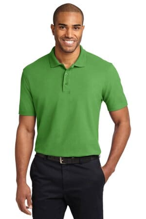 VINE GREEN K510 port authority stain-release polo